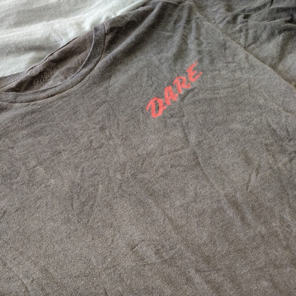 Funny DARE Gray T-Shirt for Men